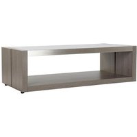 Mesa de centro Dkd Home Decor Cristal y Aluminio Roble (120 X 60 X 37,5 Cm) Mesa de centro Dkd Home Decor Cristal y Aluminio Roble (120 X 60 X 37,5 Cm)