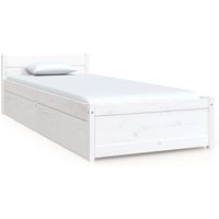 Estructura de cama con cajones 75x190 cm Vidaxl