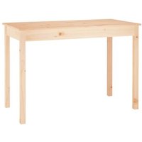 Mesa de comedor de madera maciza de pino 110x55x75 cm Mesa de comedor de madera maciza de pino 110x55x75 cm