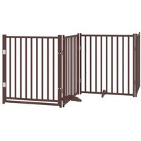 Puerta para Perros Plegable Vidaxl 4 Paneles Madera Abeto 320 Cm Puerta para Perros Plegable Vidaxl 4 Paneles Madera Abeto 320 Cm