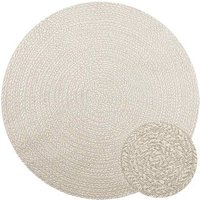 Alfombra Zizur Aspecto Yute Interior/exterior Ø 160 Cm