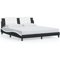 Cama Matrimonial con Respaldo de Cuero Sintético Cama Matrimonial con Respaldo de Cuero Sintético