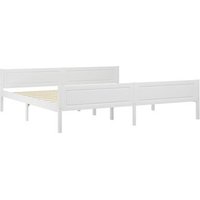 Cama Matrimonial de Madera Maciza de Pino 200x200 cm Cama Matrimonial de Madera Maciza de Pino 200x200 cm