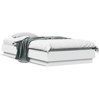 Cama Individual Estructura De Cama Madera De Ingeniería 100x200 Cm CFW60951