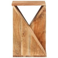 Mesa Auxiliar de Madera Maciza de Acacia 35x35x55 cm Mesa Auxiliar de Madera Maciza de Acacia 35x35x55 cm