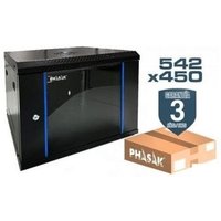 Armario Rack Mural Phasak 12U Armario Rack Mural Phasak 12U