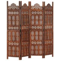 Biombo de madera tallado a mano 160x165 cm