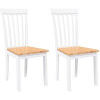 Sillas de Comedor/Cocina Madera Maciza 2 Uds