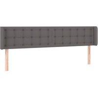 Cabecero de Cama de Cuero Sintético 203x16x78/88 cm Cfw136959