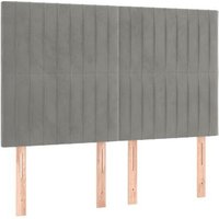 Paquete 4 Cabeceros de Cama de Terciopelo 72x5x78/88 cm Cfw491547