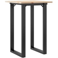 Mesa de Comedor Vidaxl Pino y Acero Mesa de Comedor Vidaxl Pino y Acero