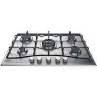Cocina de Gas Hotpoint 75cm 5 Quemadores Empotrable Acero Inoxidable Cocina de Gas Hotpoint 75cm 5 Quemadores Empotrable Acero Inoxidable