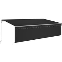 Toldo Automático Retráctil Con Persiana 5x3 M Vidaxl