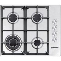 Placa de Gas Meireles MG3650FFX 4 Quemadores Acero Inoxidable Placa de Gas Meireles MG3650FFX 4 Quemadores Acero Inoxidable