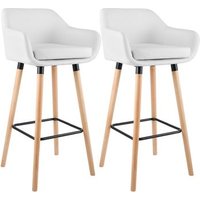 Clp Set De 2 Taburetes Grant En Simil Cuero