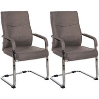 Silla de Visita CLP Hobart Tela Gris Oscuro Silla de Visita CLP Hobart Tela Gris Oscuro