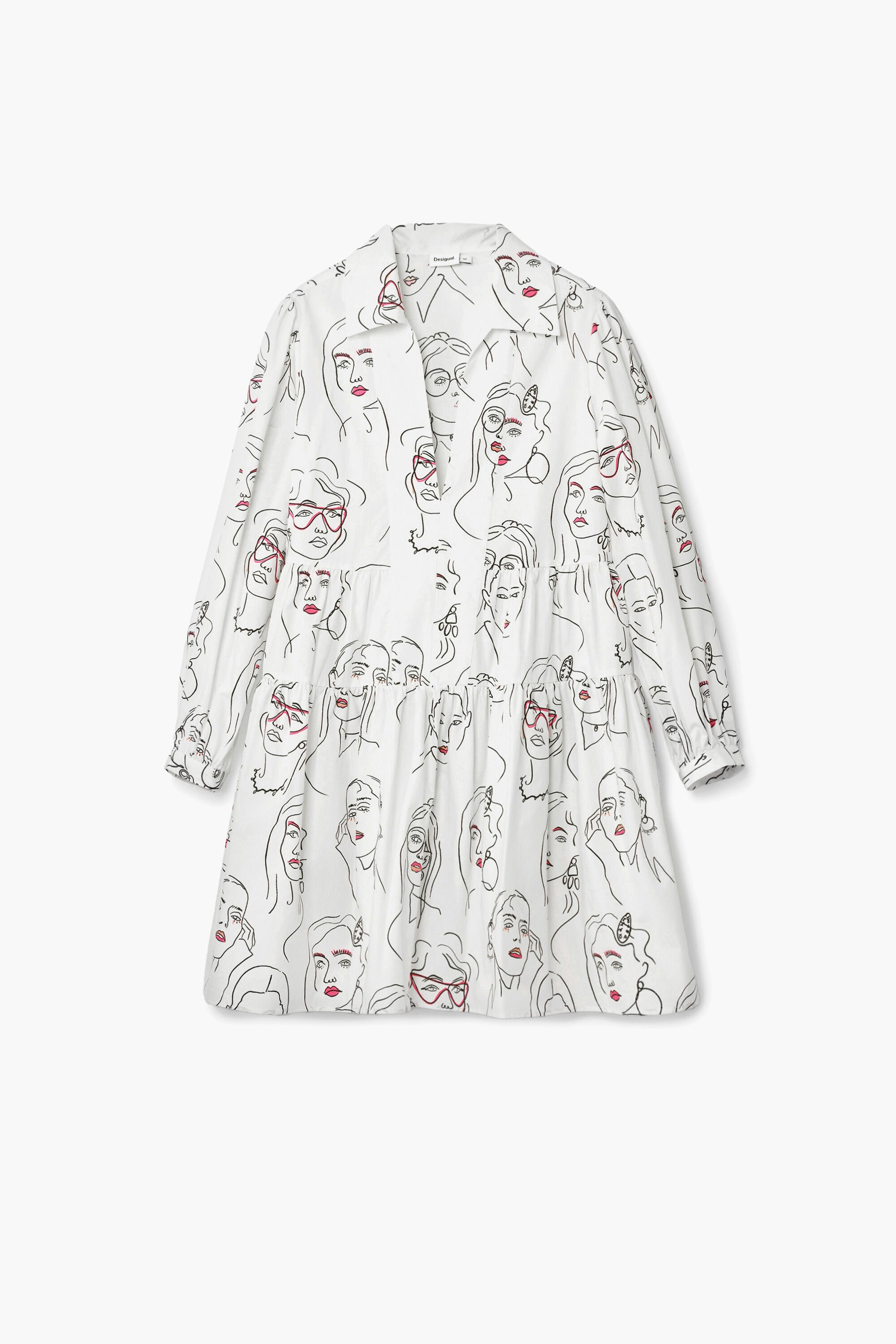 Vestido Desigual Caras Fehombre