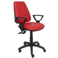 Silla de Oficina Ergonómica con Asiento y Respaldo Tapizados en Similpiel Silla de Oficina Ergonómica con Asiento y Respaldo Tapizados en Similpiel