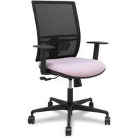 Silla Yunquera Sincro Malla Negra Bali Rosa Brazo Regulable Silla Yunquera Sincro Malla Negra Bali Rosa Brazo Regulable