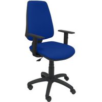 Silla de Oficina Ergonómica con Mecanismo Permanente, Regulable en Altura, Asiento y Respaldo Tapizados en Tejido Bali, Brazos Regulables