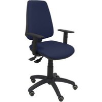 Silla de Oficina Ergonómica con Mecanismo Sincro, Regulable en Altura, Ruedas de Parquet, Asiento y Respaldo Tapizados en Tejido Bali