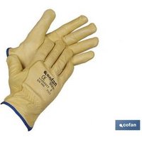 Guantes de Vacuno Extra con Borreguito Talla 9