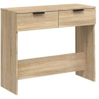 Mesa Consola Vidaxl Roble Sonoma 90x36x75 Cm Mesa Consola Vidaxl Roble Sonoma 90x36x75 Cm
