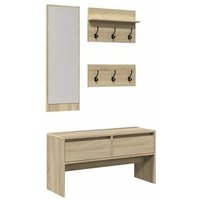 Muebles de recibidor Vidaxl de 4 piezas Muebles de recibidor Vidaxl de 4 piezas