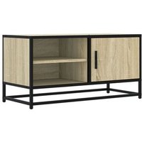 Mueble de TV de Madera de Ingeniería y Metal Mueble de TV de Madera de Ingeniería y Metal