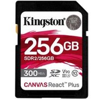 Kingston Canvas React Plus 256 GB SD UHS-II Clase 10 Kingston Canvas React Plus 256 GB SD UHS-II Clase 10