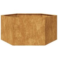 Jardinera Hexagonal 104x90x45 Cm Acero Vidaxl Jardinera Hexagonal 104x90x45 Cm Acero Vidaxl
