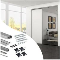 Kit de herrajes para armario de 2 puertas correderas Emuca Kit de herrajes para armario de 2 puertas correderas Emuca