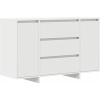 Vitrina de madera contrachapada 120 x 41 x 75 cm con cajón Vitrina de madera contrachapada 120 x 41 x 75 cm con cajón