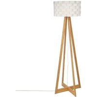 Lámpara de Pie de Bambú Ø50x150cm