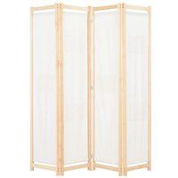 Biombo Divisor De 4 Paneles - Vidaxl Biombo Divisor De 4 Paneles - Vidaxl