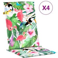 Cojines para Sillas con Respaldo Alto (4 Unidades) Cojines para Sillas con Respaldo Alto (4 Unidades)