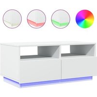 Mesa de Centro con Luces LED 90x49x40 cm Mesa de Centro con Luces LED 90x49x40 cm