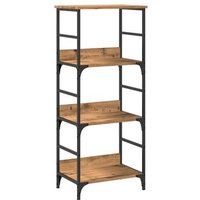 Estantería de madera de ingeniería roble Artisan 50x33x117,5 cm