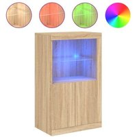 Aparador de madera de roble Sonoma Vidaxl