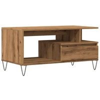 Mesa de Centro Madera Roble Artisan 90x49x45 cm