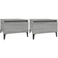 Mesas Auxiliares 2 Uds Gris Mesas Auxiliares 2 Uds Gris