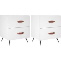 Mesitas de Noche Madera Ingeniería 2 unidades 40x35x47,5 cm