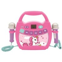 Lector Audio Inalámbrico Portátil con 2 Micrófonos - Diseño Unicornio