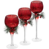 Portavelas En Ramas X3 40cm Portavelas En Ramas X3 40cm