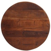Tablero de Mesa Redondo Madera Maciza Reciclada 50 cm Tablero de Mesa Redondo Madera Maciza Reciclada 50 cm