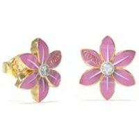 Guess Pendientes Mujer White Lotus Acero Dorado Guess Pendientes Mujer White Lotus Acero Dorado