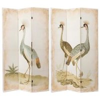 Biombo Canva Garzas 120x3x180 Cm Biombo Canva Garzas 120x3x180 Cm