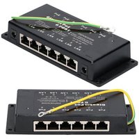 Inyector PoE Extralink de 6 Puertos Gigabit