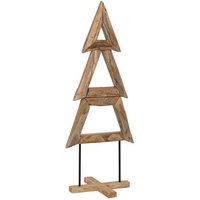 Árbol de Navidad de Madera de Teca Maciza 150 Cm