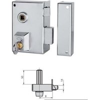 Cerradura Sobreponer H.esm 156br70i/1 70x45mm Pic/pal Izq Cvl Cerradura Sobreponer H.esm 156br70i/1 70x45mm Pic/pal Izq Cvl